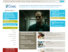 Tablet Screenshot of cosc.ie